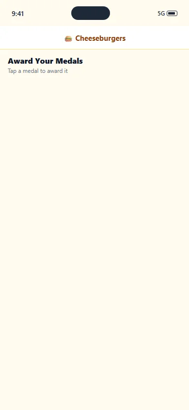 Award Your Medals demo